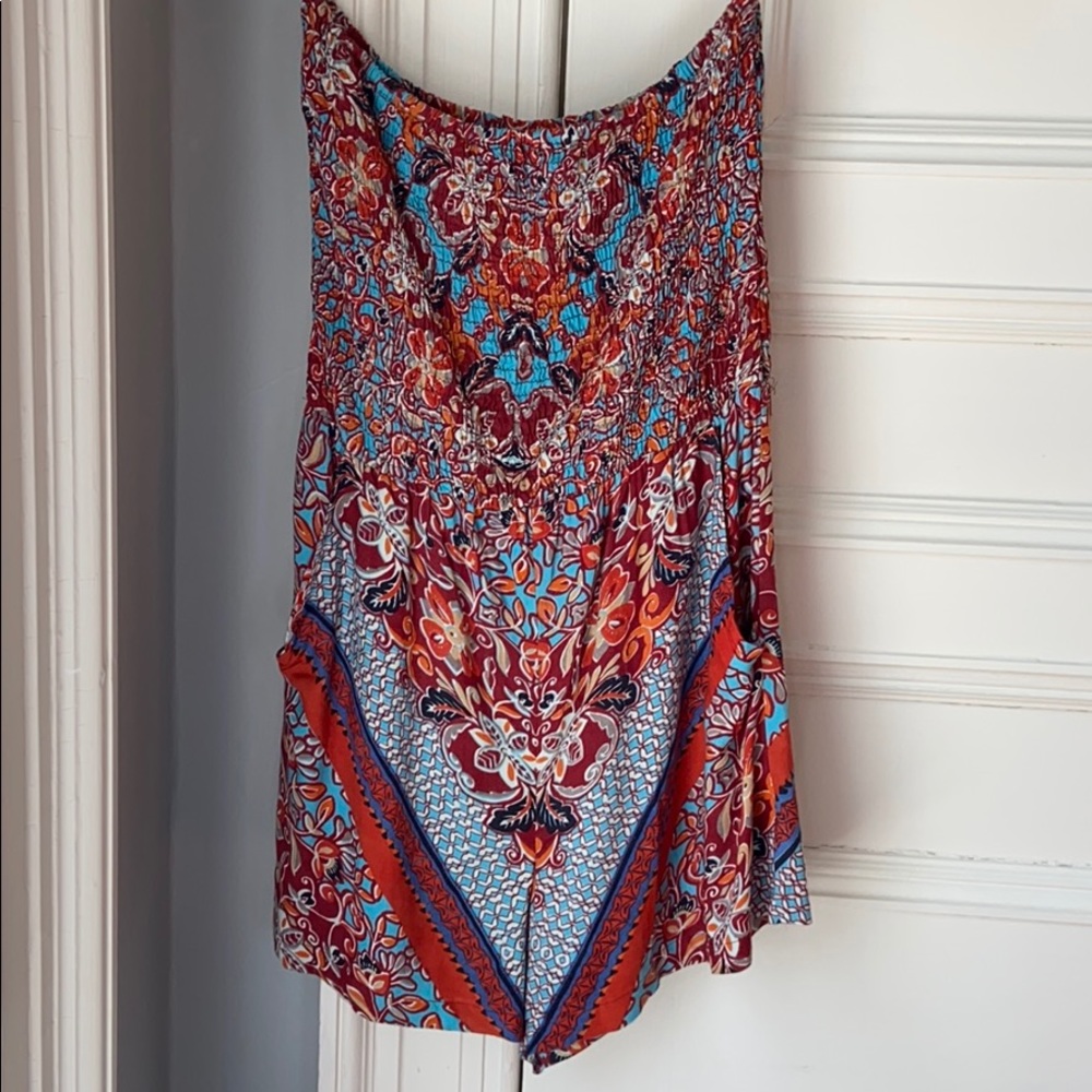 Strapless Romper